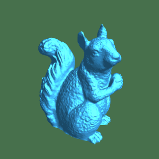 esquilo mamífero 3d print model - Mito3D