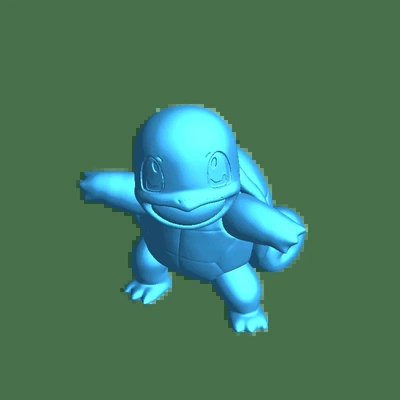 squirtle 3d models download creality cloud 3d print model - Mito3D