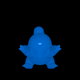 squirtle cult3d gratuito personaggi 3d print model - Mito3D