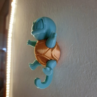 squirtle key holder Reptilian 3d print model - Mito3D