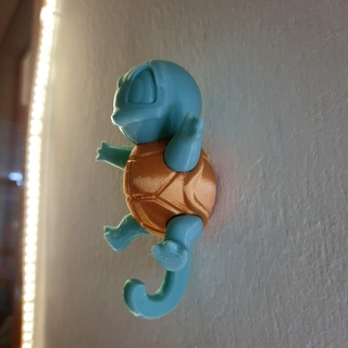 squirtle chiave titolare supporto rettiliano 3d print model - Mito3D