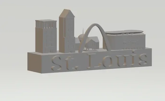 st louis horizon 3d modèles télécharger créalité nuage 3d print model - Mito3D