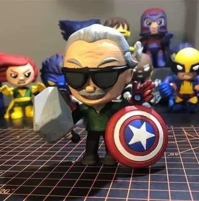 stan lee braço maravilha 3d modelos baixar crialidade nuvem 3d print model - Mito3D