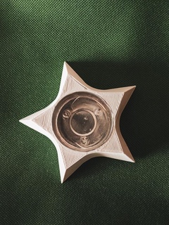 Estrela vela casa decoração 3d print model - Mito3D