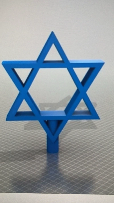 star of david 3d modeller indir creality bulut 3d print model - Mito3D