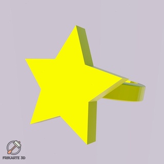 étoile bague mode 3d print model - Mito3D