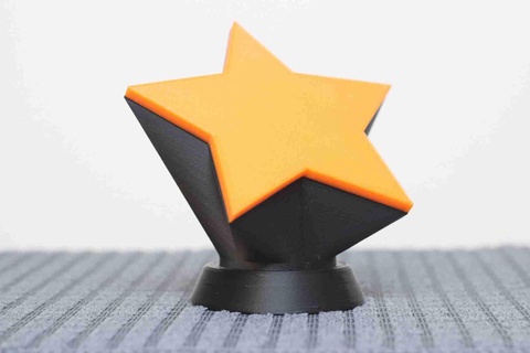 star trophy Others 3d print model - Mito3D