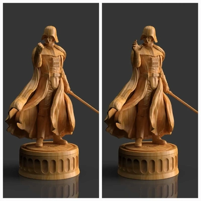 star kriege darth vader statuette 3d modelle download realität wolke 3d print model - Mito3D