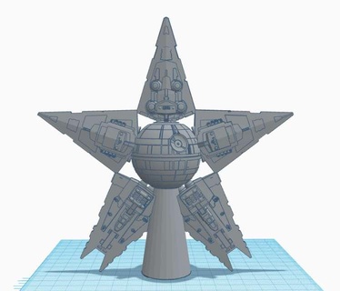 Star Kriege Weihnachten Baum Remix Dantesgeschenk Zuhause Haus Dekor 3d print model - Mito3D