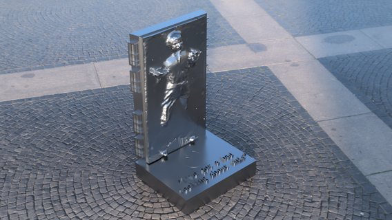 Estrela guerras han só suporte livro casa 3d print model - Mito3D