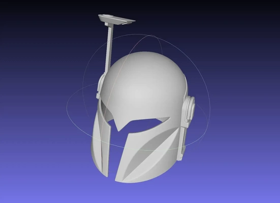 star wars mandalorian bo-katan helmet 3d models download creality cloud 3d print model - Mito3D