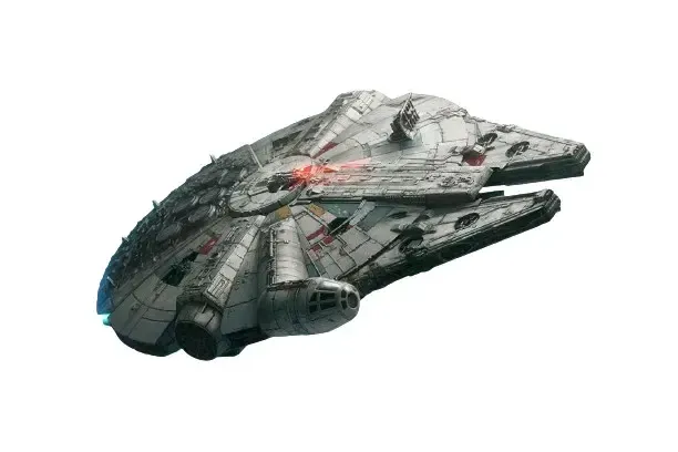 star wars millennium falcon stl model 3d models download creality cloud 3D print model - Mito3D