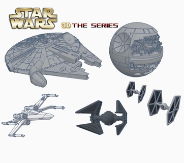 star wars pack series special Aircraft 3d print model - Mito3D