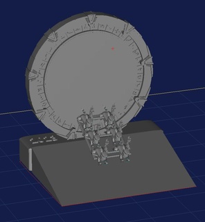 Stargate Père Noël Ménage 3d print model - Mito3D