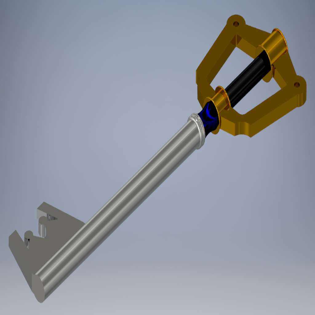 guardião estrelas keyblade 3d modelos baixar crialidade nuvem 3D print model - Mito3D