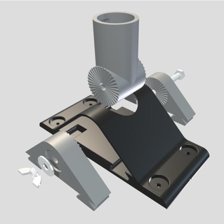 starlink pivot mount reinforced Accessories 3d print model - Mito3D