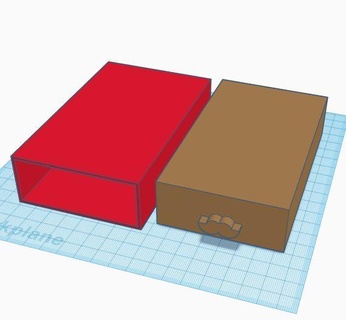 planque boîte 3d print model - Mito3D
