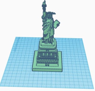 statue liberty Characters 3d print model - Mito3D