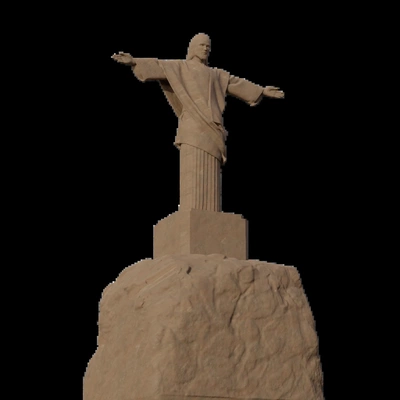 statue of christ sauveur 3d modèles télécharger créalité nuage personnages 3d print model - Mito3D