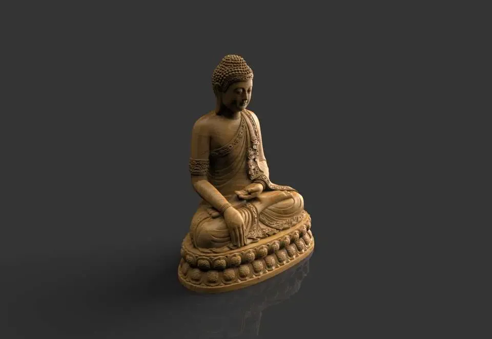 statuetta buddha 3d modelli scarica creality nube 3D print model - Mito3D