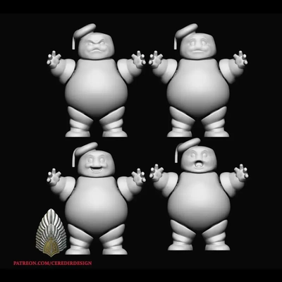 bleibe puft mäusespeck flexi 3d digital download modelle realität wolke 3d print model - Mito3D