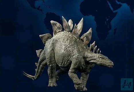 stegosaurus Dinosaur 3d print model - Mito3D
