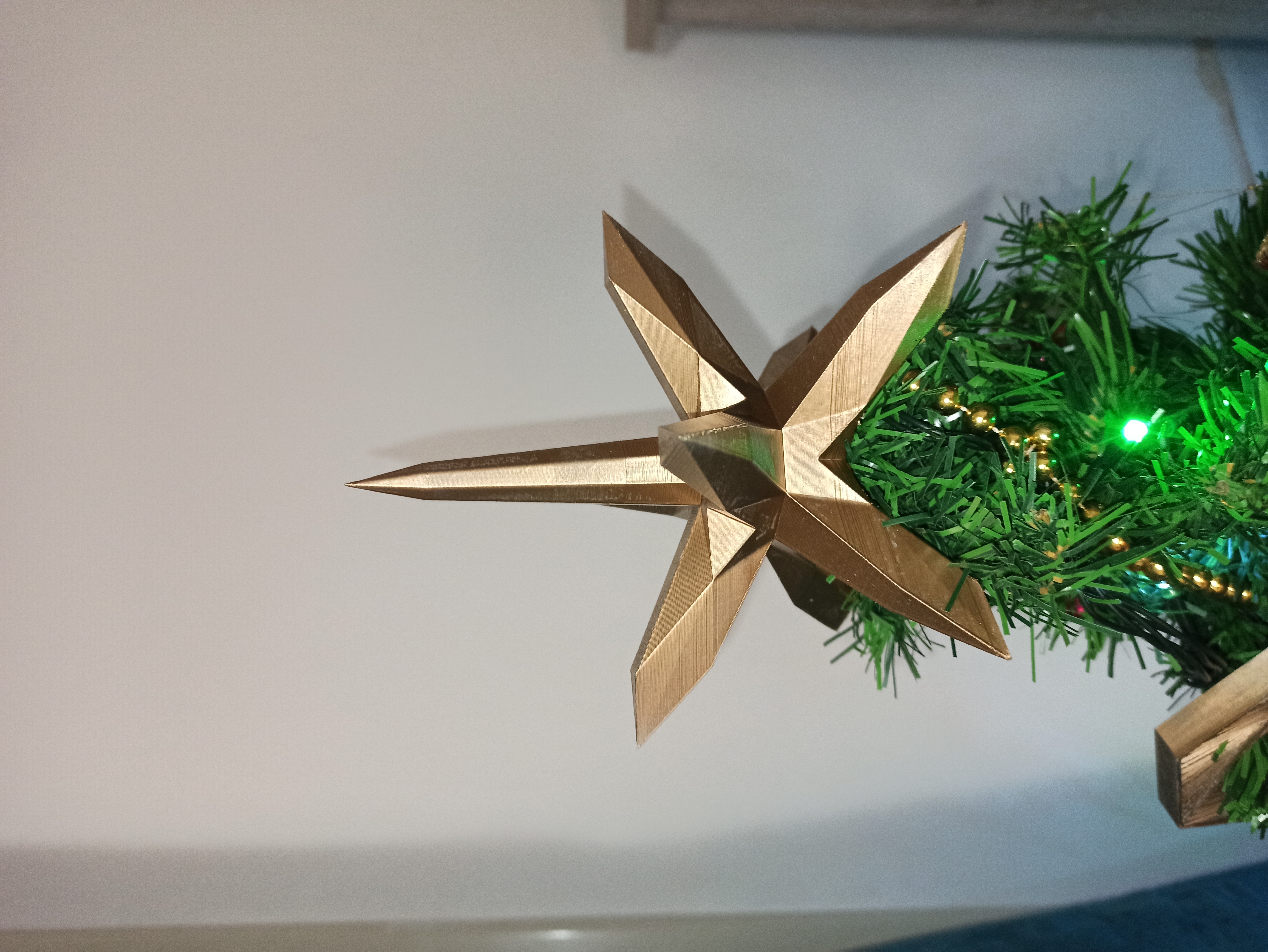 Stella contera albero hogar casa decoración 3D print model - Mito3D