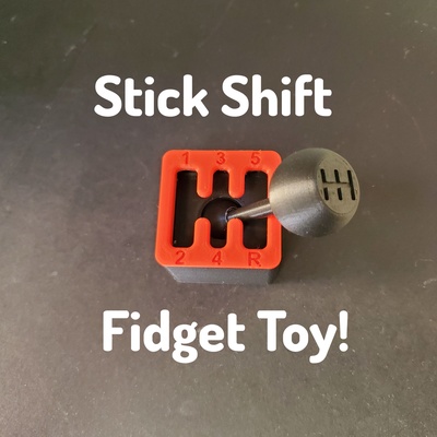 stick shift fidget toy 3d models download creality cloud 3d print model - Mito3D