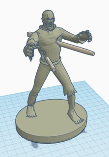 palo zombi esculturas cultural reliquias 3d print model - Mito3D