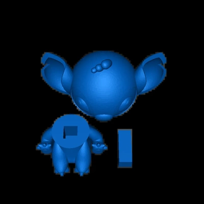 stitch 3d models download creality cloud 3d print model - Mito3D