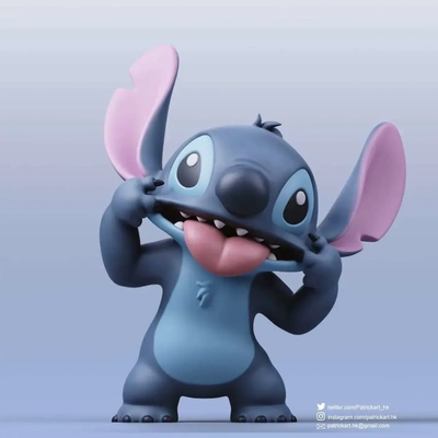 stitch fun 3d models download creality cloud 3d print model - Mito3D