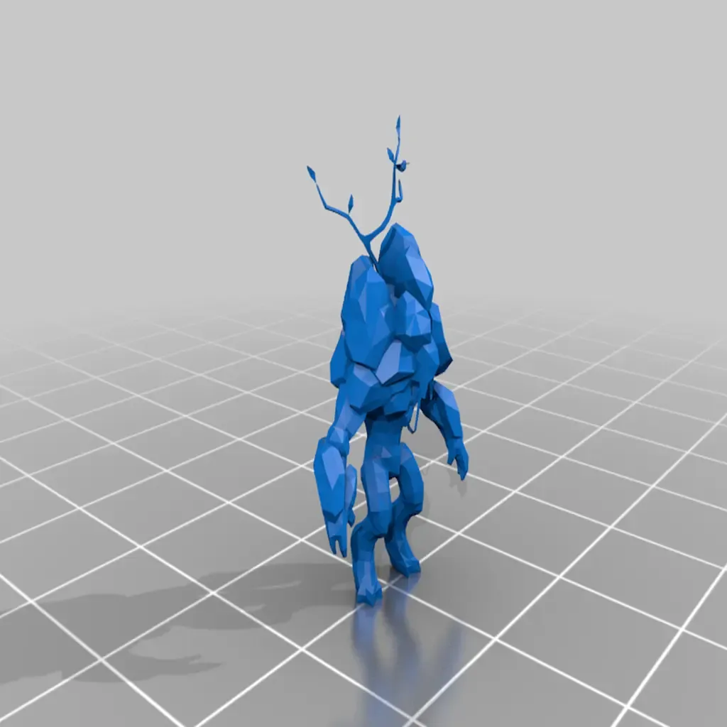 roca elemental dnd monstruo tm 3d modelos descargar crealidad nube 3D print model - Mito3D