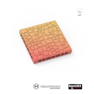 stone floor tile Others 3d print model - Mito3D