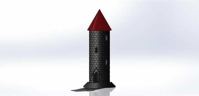pedra torre 3d print model - Mito3D