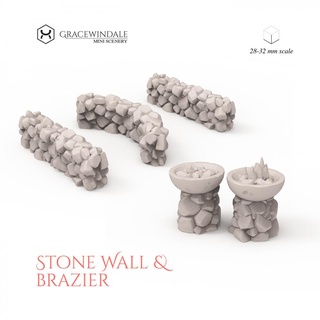 stone wall Others 3d print model - Mito3D