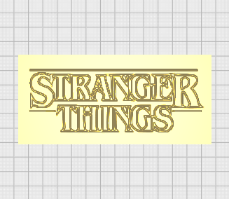 stranger things logo 3d models download creality cloud Others 3d print model - Mito3D