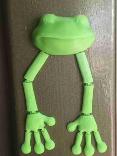 stuck frog Dinosaur 3d print model - Mito3D