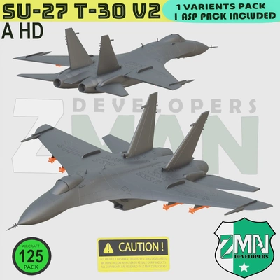 su 27 t10 3 flanker aspic style 3d modèles télécharger créalité nuage 3d print model - Mito3D