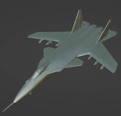 su 47 jet combattant 3d modèles télécharger créalité nuage 3d print model - Mito3D