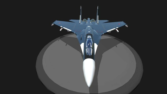 su 35 avions combat 3d print model - Mito3D