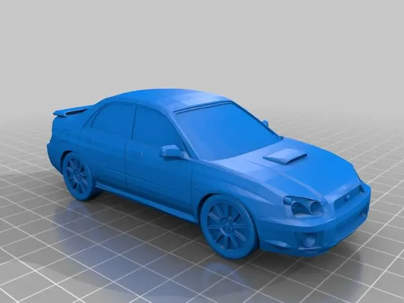 subaru wrx verstopft 3d modelle download realität wolke 3D print model - Mito3D