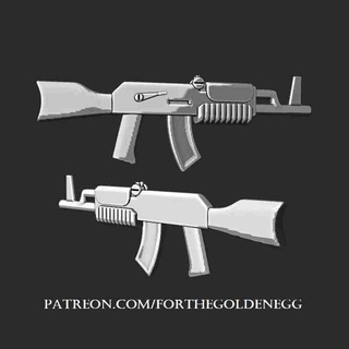 metralleta pistola 3d modelos descargar crealidad nube juguete armas 3d print model - Mito3D