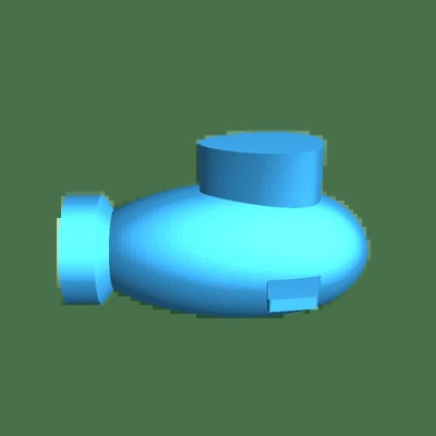 submarine pendant 3d models download creality cloud 3d print model - Mito3D