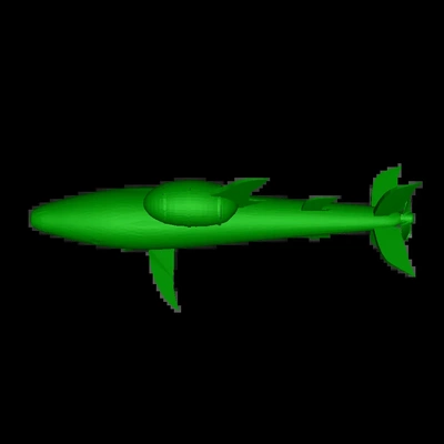 submarino sousmarin tintin 3d modelos descargar crealidad nube 3d print model - Mito3D