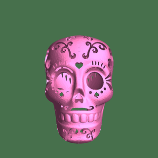 sugar skull 3d models download creality cloud Characters 3d print model - Mito3D