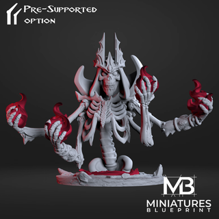 convocado lich Rey monstruos 3d print model - Mito3D