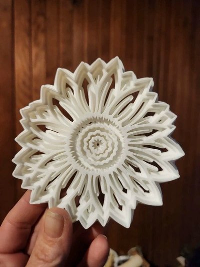 sunflower cookie cutter 3d models download creality cloud 3d print model - Mito3D