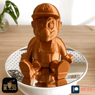 super paffuto Mario bros supporti Accessori 3d print model - Mito3D