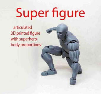 super figura uomini 3d print model - Mito3D