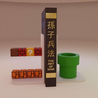 super mario serre livres Ménage 3d print model - Mito3D